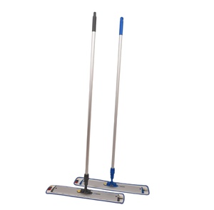 Piastra in alluminio e palo in alluminio piatto mocio in tessuto microfibra testa mocio di buona qualità Design professionale prodotti per la pulizia della casa - Product Image 1