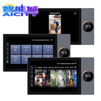 SQ Tuya Panel de Control Inteligente con Pantalla Táctil de 10 Pulgadas, Centro de Música con 8 Altavoces de Techo Integrados, Función de Dos Zonas Musicales