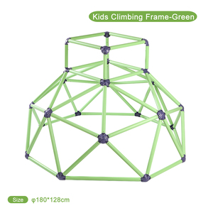 Giochi da arrampicata all'aperto per bambini con torre da arrampicata per bambini, 6 piedi per bambini, palestra per giochi con cupola da arrampicata al coperto, bar per scimmie - Product Image 2