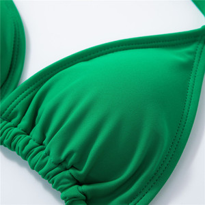 2024 New Women's Clothing <strong>Green</strong> Women Swimming Suit Swimwear 3 Piece <strong>Bikini</strong> <strong>Set</strong> With Beach Pants - Product Image 6