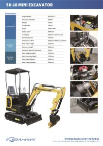 Venta Directa de Fábrica, Mini Excavadora de 1.6 Toneladas con Certificación CE, Motor Diésel, Caja de Cambios, Bomba de Engranajes, Alta Eficiencia - Product Image 3