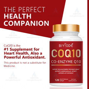 CoQ-10 chống lão hóa tim bảo vệ năng lượng nhà cung cấp Coenzyme Q10 viên nang Softgel Halal giấy chứng nhận vitamin chăm sóc sức khỏe bổ sung - Product Image 3