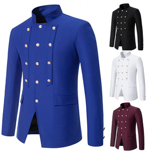 S3086R Nouveaux Costumes de <span class=keywords><strong>Mariage</strong></span> et de Garçon d'Honneur Faits Main de Haute Qualité, Grande Taille, Style <span class=keywords><strong>Simple</strong></span> et Tendance, Meilleures Ventes - Product Image 4