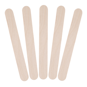 50 pz Stick per capelli <span class=keywords><strong>in</strong></span> legno bastoncini di cera per la depilazione spatola per il corpo applicatore di strumenti di bellezza - Product Image 4