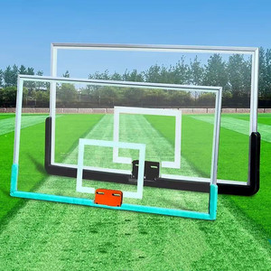 Panneau de basket-ball en verre trempé professionnel standard FIBA, 72 pouces, panier de basket-ball en fibre de verre - Product Image 3
