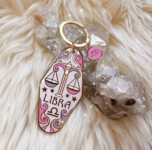 Llavero de esmalte al por mayor con los 12 signos del zodíaco, dijes de joyería y colgantes decorativos de horóscopo y astrología - Product Image 3