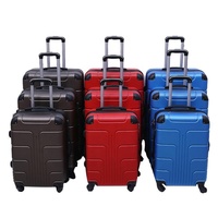 Valise à roulettes pour enfant, sac de voyage de bonne qualité, 20/24/28 pouces, matière ABS, style bagage