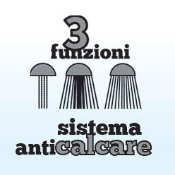 Doccetta a 3 funzioni da 95 mm 13025 Rubinetti per vasca e doccia - Product Image 4