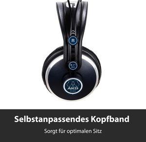 Casque audio professionnel <span class=keywords><strong>AKG</strong></span> Pro Audio K271 MKII circum-auriculaire fermé avec annulation active du bruit (<span class=keywords><strong>ANC</strong></span>) Noir (2470X00190) - Product Image 4