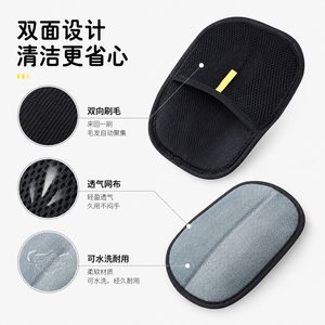 Gants anti-poils statiques pour le nettoyage des poils d'animaux, pour chats à poils longs, en polyester, gants ménagers - Product Image 3