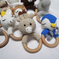Peluche Ours Amigurumi Personnalisable Jouet Animal en Peluche Debout 15-18cm Bébé & Enfants TK
