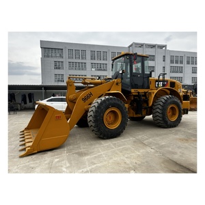 รถตักล้อยาง Caterpillar 966H 6 ตัน ราคาถูก พร้อมปั๊มไฮดรอลิก Vickers และเครื่องยนต์พร้อมมอเตอร์ ผลิตในญี่ปุ่น ลานเซี่ยงไฮ้ - Product Image 2