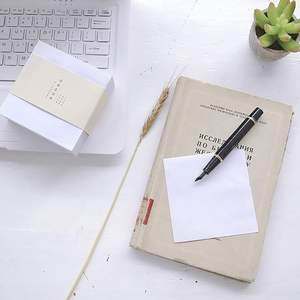 Custom <strong>5</strong> Sides CMYK Printed Company Logo Loose Leaf <strong>Memo</strong> Pad Cube <strong>with</strong> <strong>Sticky</strong> Paper <strong>Note</strong> <strong>Block</strong> for Promotion Custom Size - Product Image 5