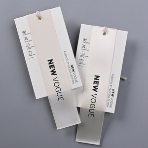 Etiquetas de Papel <span class=keywords><strong>para</strong></span> <span class=keywords><strong>Ropa</strong></span> con Logotipo Personalizado, Etiquetas <span class=keywords><strong>para</strong></span> <span class=keywords><strong>Ropa</strong></span> de Hombre y Mujer, Etiquetas Colgantes con Marca Registrada, Diseño de Etiqueta de Precio con Cinta - Product Image 2