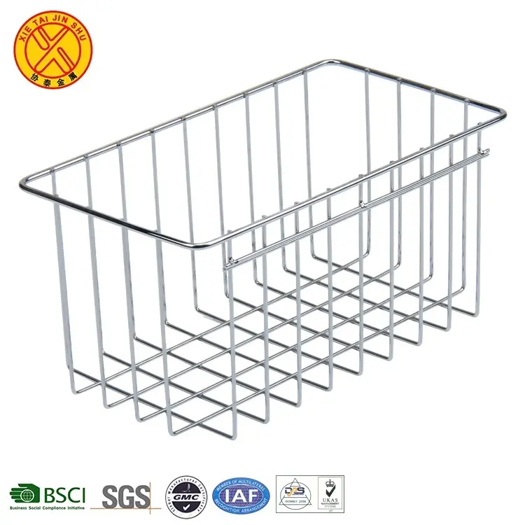 Simple Design Wire Storage Basket Home Save Space Metal Wire Basket