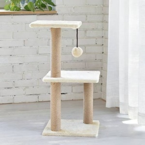 Árbol para Gatos de Tres Niveles con Rascador de Uñas Universal para las Cuatro Estaciones, Hecho de Cartón - Product Image 5