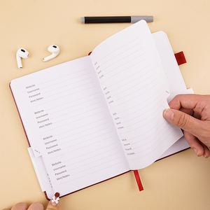 دفتر ملاحظات تنفيذي بغلاف جلدي مقاس B6 مع كلمة مرور، دفتر يوميات مخصص، مخطط ومفكرة - Product Image 5