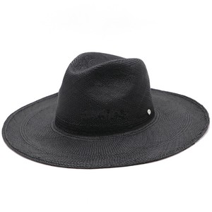 <span class=keywords><strong>Sombrero</strong></span> <span class=keywords><strong>de</strong></span> <span class=keywords><strong>paja</strong></span> <span class=keywords><strong>de</strong></span> hierba natural para hombre y mujer, <span class=keywords><strong>sombrero</strong></span> <span class=keywords><strong>de</strong></span> <span class=keywords><strong>paja</strong></span> negro con borde IDE, estilo panamá, venta al por mayor - Product Image 4