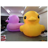 Décoration de canard gonflable géant modèle de dessin animé Animal gonflable pour