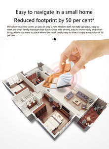 Silla Comercial Inteligente de Gravedad Cero 3D de Lujo, Masajeador Corporal Shiatsu Operado con Monedas, con Calefacción, Plegable y Portátil para Pies - Product Image 4