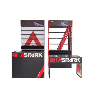 Gabinete de exhibición personalizado Tienda de madera Mostrador de cajero de metal Exhibición de piso al por menor Soporte de exhibición para joyería - Product Image 1