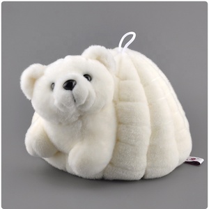 Animales de Peluche, Oso Polar de Dos Piezas y Cueva de Nieve, Juguetes de Peluche Suaves Personalizados - Product Image 3