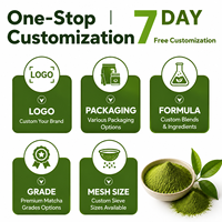 YIBENEF Private Label Custom Twist Cap Matcha Poeder 1000 Mesh Matcha Groothandel Beste Matcha