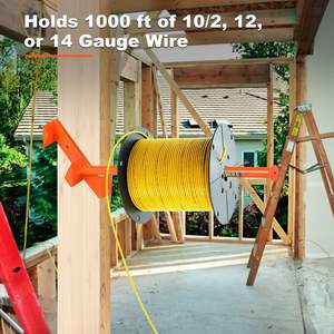 Outils <span class=keywords><strong>de</strong></span> <span class=keywords><strong>bobine</strong></span> Distributeur <span class=keywords><strong>de</strong></span> <span class=keywords><strong>fil</strong></span> d'enrouleur <span class=keywords><strong>de</strong></span> goujons pour la distribution rapide <span class=keywords><strong>de</strong></span> bobines <span class=keywords><strong>de</strong></span> <span class=keywords><strong>fil</strong></span>, bobines, câbles, charge maximale <span class=keywords><strong>de</strong></span> 300 livres - Product Image 4