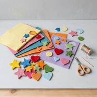 Feuilles de tissu en microfibre écologiques en gros pour l'artisanat de la maternelle, pour les projets artistiques DIY des enfants, couleur, taille et épaisseur personnalisables, en pack