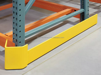 Beste Qualität Stahl aufrecht Paletten regal Rahmens chutz Ende des Gangs chutzes für Gabelstapler Post Protector Column Racking Guards