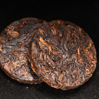 Thé Pu-erh fermenté du Yunnan, goût doux, en gros, en forme de galet, thé chinois pressé