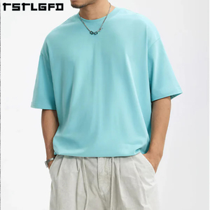 Camiseta Casual de Manga Corta para Hombre, 100% Algodón Orgánico de Punto, Transpirable, Ecológica y Sostenible, 260 Gramos - Product Image 3