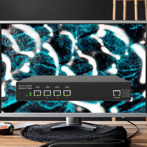 Sunsoont สวิตช์ Ai POE 6พอร์ต4พอร์ตยาวถึง250ม. POE 2พอร์ต Uplink กล้อง IP 1.2Gbps ความจุ LACP - Product Image 4