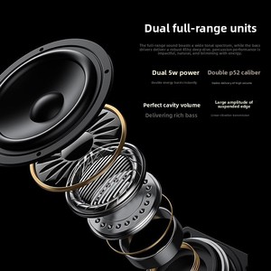 Портативный беспроводной динамик для Bluetooth, для езды на открытом воздухе, для езды на велосипеде, тяжелый бас, небольшой размер, умная зарядка, светодиодная батарея - Product Image 1