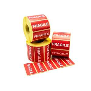 Autocollants Fragiles Personnalisés pour Expédition Électronique/Ordinateur-Basse quantité minimale de commande 500pcs - Product Image 4