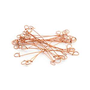 Оцинкованное железо, <span class=keywords><strong>16</strong></span> калибра, 1000 шт., 6-дюймовые двухконтурные арматуры, серебристые строительные ограждения, рулон проволоки для тюков - Product Image 4