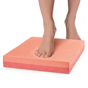 Tapis en mousse pour exercice d'équilibre écologique imprimé avec logo personnalisé pour tapis de sport de yoga