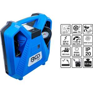 Compresor de aire portátil BGS - Product Image 2