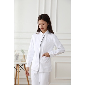 A buon mercato Uniformi Infermieristiche <span class=keywords><strong>Medico</strong></span> <span class=keywords><strong>Abbigliamento</strong></span> Top e Pantaloni Delle Donne Infermiere Ospedale Uniforme di Cotone Poliestere di Cura Scrub Uniformi - Product Image 3