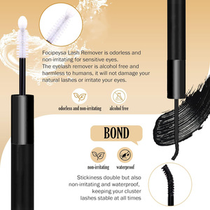 Kit de pestañas de racimo DIY al por mayor 100D/200D Etiqueta Privada abanico pestañas logotipo personalizable segmento pestañas racimo para maquillaje de ojos - Product Image 4