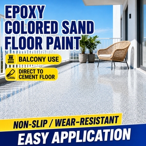 <span class=keywords><strong>Peinture</strong></span> de <span class=keywords><strong>sol</strong></span> autolissante à base de sable coloré époxy, résistante à l'usure et antidérapante, pour sols en ciment intérieurs et extérieurs - Product Image 2