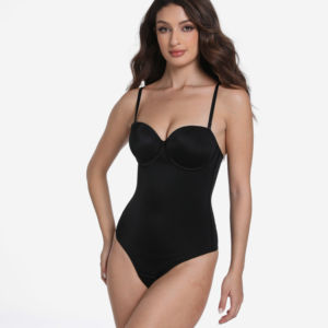 Service d'échantillons rapide : Vêtements sculptants pour le corps, type string, avec soutiens-gorge à armatures, pour robes, sans bretelles et à dos nu, sans couture, effet ventre plat - Product Image 1