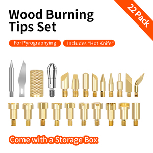 Kit <span class=keywords><strong>de</strong></span> <span class=keywords><strong>Pyrogravure</strong></span> sur Bois 47 Pièces – Ensemble d'Outils Créatifs avec Stylo <span class=keywords><strong>de</strong></span> <span class=keywords><strong>Pyrogravure</strong></span> à Température Réglable - Product Image 3