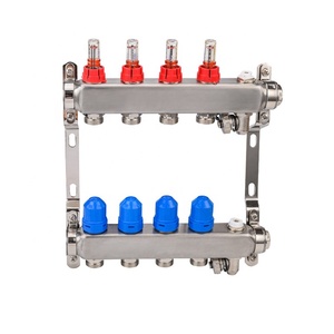 <span class=keywords><strong>Bonne</strong></span> Qualité En Acier Inoxydable Débitmètre D'eau à 3 Voies Vanne Collecteur - Product Image 1