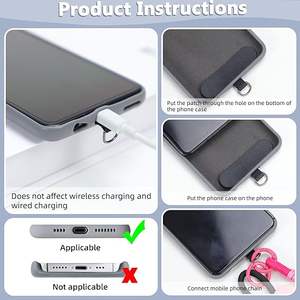 Correa de poliéster cruzada antideslizante y duradera para teléfono móvil con gancho y parche, resistente al agua, para <span class=keywords><strong>personal</strong></span> de venta y equipo de eventos - Product Image 3