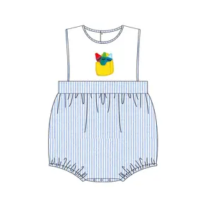 Puresun Children Clothing Wholesale Summer Baby Girl Outfit Tank Top With Scalloped Collar Back To School Breathable Feature