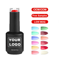 Logo OEM en vrac sans hema 2 en 1 gel facile à tremper uv vernis gel sans hema