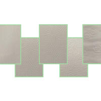 Machine à gaufrer le papier doux, équipement de production de mouchoirs en tissu non tissé gravés sur mesure avec motifs floraux texturés