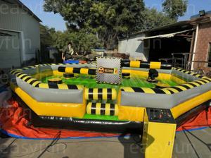 EASYFUN Factory Jeu gonflable Wipeout Meltdown commercial interactif et excitant, type Eliminator, pour carnaval - Product Image 6