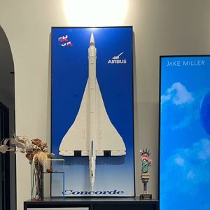 Serie Creatividad: Marco de Pared Personalizado para Exhibición de Aviones Concorde y Airbus - Product Image 5